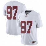 Youth Alabama Crimson Tide #97 Joseph Bulovas White Limited NCAA College Football Jersey 2403VEMF8